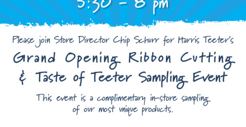 HARRIS TEETER WELCOMES SHOPPERS TO ITS SHOPS AT CANTON CROSSING STORE ON TUESDAY, APRIL 8, 2014