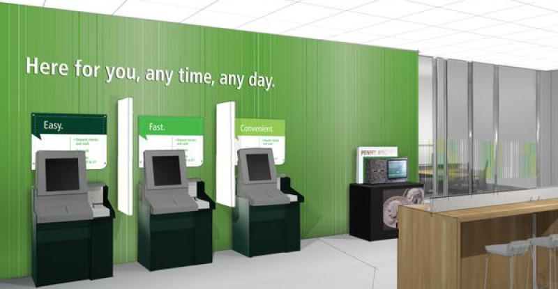 TD Bank is opening a Canton Crossing branch with no tellers
