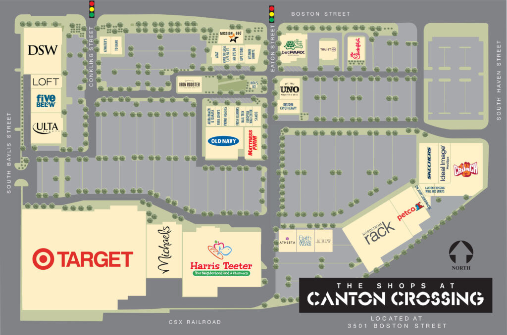 map of the shops at canton crossing